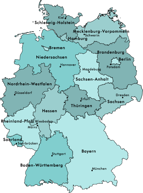 Map of Germany